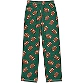 XDKDZIS Pattern Of Fishing Themed Lounge Pajama Pants Soft PJ Bottoms for Sleepwear Ages 6-14 Years