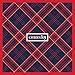 Buju Citizen K9 Dog Collar - Adjustable Large Medium Small xs Stays for Dogs & Cats - Red Navy Blue Plaid Large - Strong Durable - Polyester Training Collars with Matching Leash Available