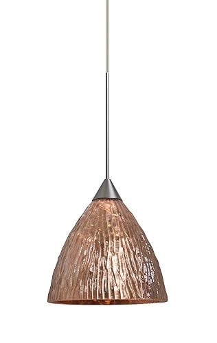 Besa Eve 5 Wide Satin Nickel Mini Pendant Amazon Com