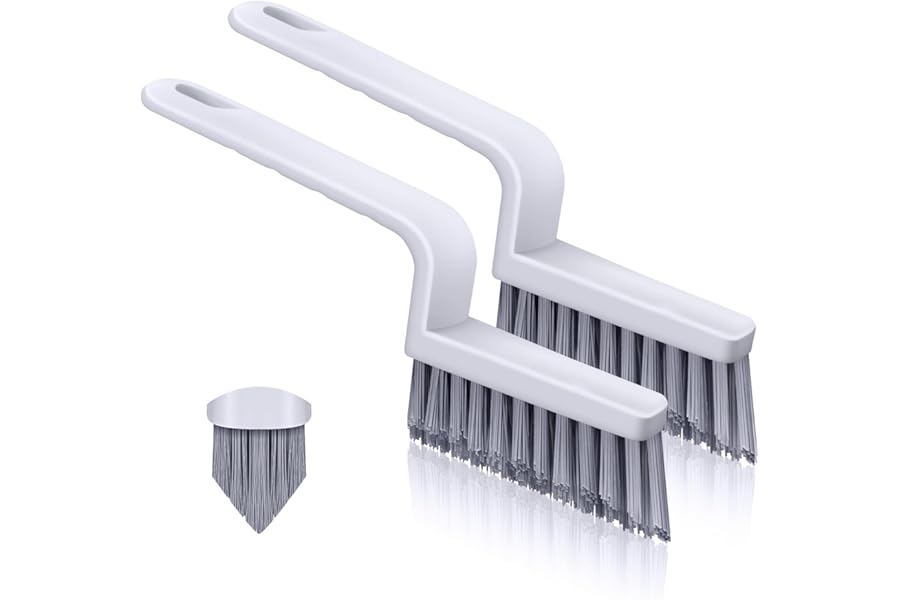 Best V-Shape Grout Cleaner Brush 2-Pack 2026