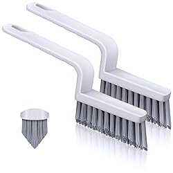 Lumkew Grout Cleaner Brush V Shape, Stiff Grout