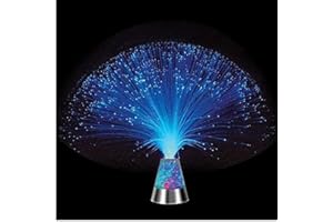 Fiber Optic Light Color Changing Sensory Fiber Optic Night Lamp with Cone Base (No Battery)