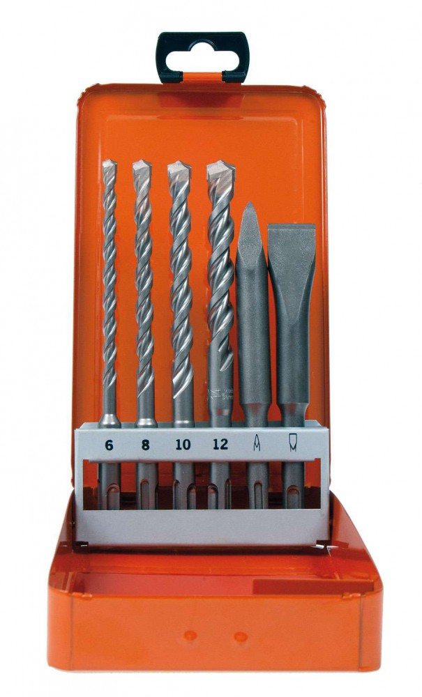 Projahn 83841 Rocket3 Hammer Drill Bit SDS Plus Chisel Set (6 Pieces)