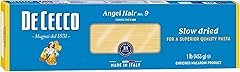 De Cecco Angel Hair No. 9 Pasta, 16 Oz, Authentic, Slow Dried, Made with Durum Wheat, Versatile Pasta for Sauces & Recipes, M