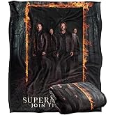 Supernatural Fire Frame Officially Licensed Silky Touch Super Soft Throw Blanket 50" x 60"
