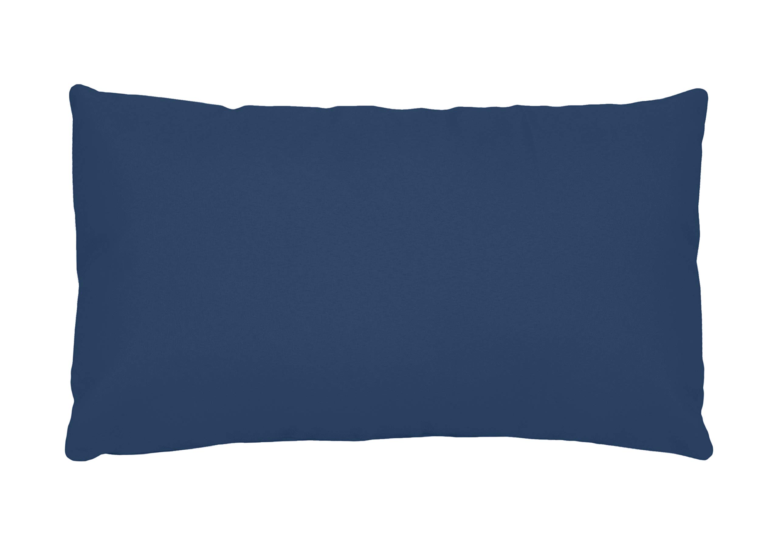 LOVELY CASA T24820001 Alicia Pillowcase, 50 x 70, 100% cotton, Blue Jean, 50 x 70 cm