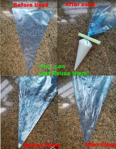 Blue Piping Bags 16-Inch 50 Pack Pastry Bags Icing Bags Frosting Bags Disposable Piping Bags Disposable Pastry Bags Disposable Icing Bags 16 inch Icing Bags 16 Inch Piping Bags 16 inch Pastry Bags - Thumbnail 4