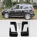 Black Friday VioletLisa New Set of 4 Matte Black Durable PP Bolt-On Flap Protect Front & Rear Mud Guards+Screws+Clamps For 13-17 Subaru Forester