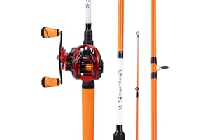 Sougayilang Fishing Rod and Reel Combo, Medium Fishing Pole with Casting Reel, Baitcaster Combo, SuperPolymer Handle