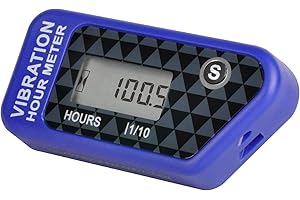 Runleader Digital Wireless Hour Meter,Vibration Operation for Golf Cart Tractor Generator Compressor Chainsaw Motorcycle Dirt