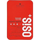 Schwarzkopf OSiS+ Mighty Matte Hair Cream | Strong Hold, Matte Finish | Texture Cream | 100 ML