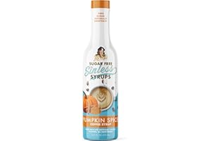 MISS MARY'S MORNING ELIXIR PREMIUM BLOODY MARY MIXXX Sugar Free Pumpkin Spice Coffee Syrup - Stevia Based, No Sugar Alcohols or Sucralose, No Artificial Sweeteners, Natural Ingredients, Coffee Tea Cocoa Dessert, Keto Friendly, 1 Pack