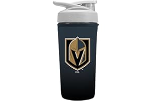 Sok It BotlSok NHL Hockey Protein Blender Shaker Bottle Sleeve Insulated Neoprene Cover (Vegas Golden Knights, Fits 28oz Blender)