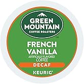 Green Mountain French Vanilla DECAF Flavored Coffee 1 Box of 24 K-Cups