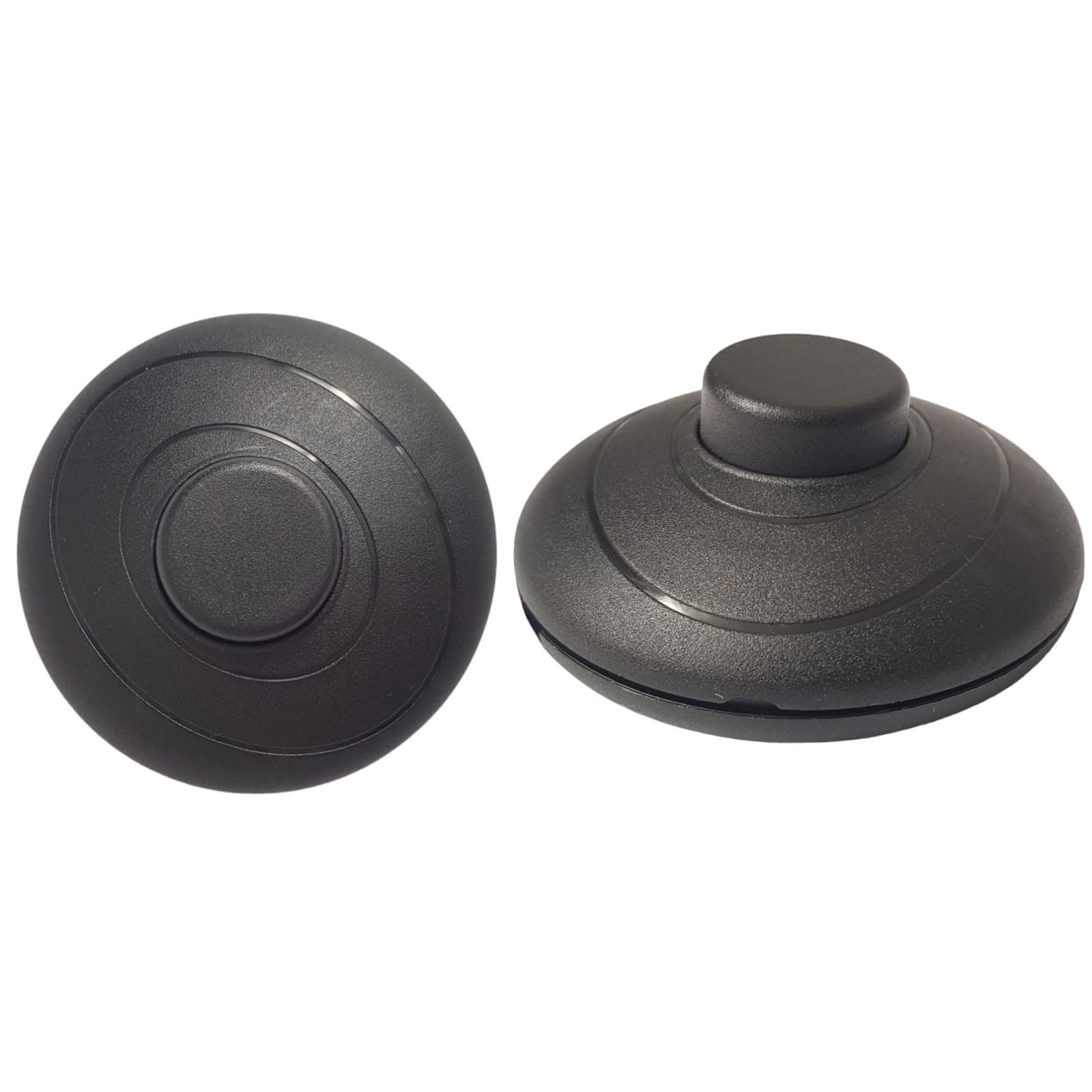 2x Pressure Switch Foot Switch Black Switch Foot Pressure Switch 220-250V for Lamps or Devices