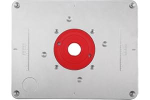 EMUKOEP Triton r300mm X 235mm X 9.5mm DIY Router Table Insert Plate and Inouter Table Insert Plate Router 35×24×4 300mm x 235mm x 9.5mm DIY Router Table Insert Plate and Insert Woodworking