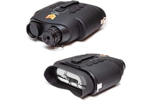 Nightfox 110R Handheld Night Vision Goggles | 7X Optical Magnification, Long Range | Digital Infrared Night Vision Binoculars for Hunting, Survival Gear and Equipment | Infrared Camera with Recording