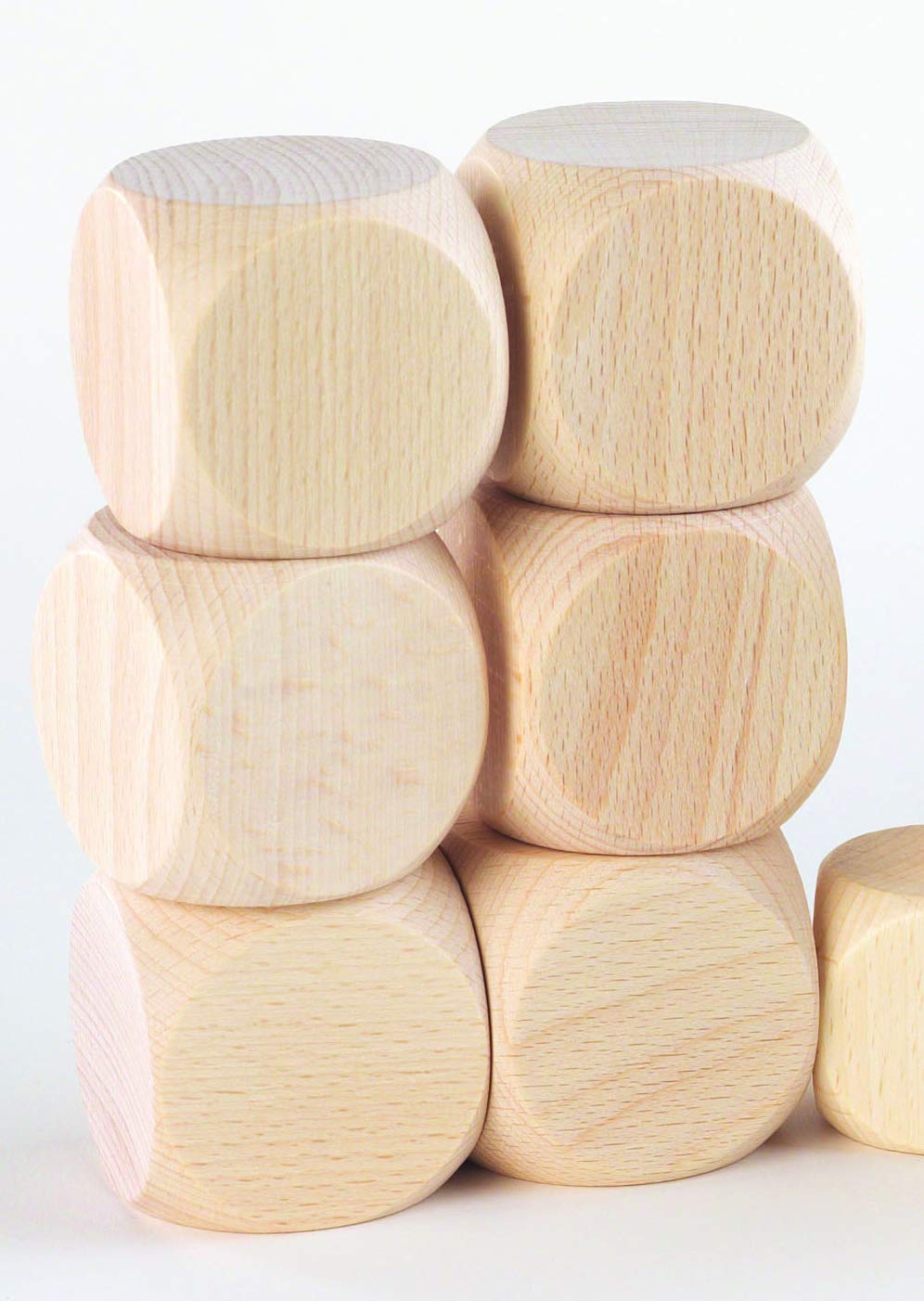 TickiT 73923 Natural Wooden Heuristic Cubes Pack of 6