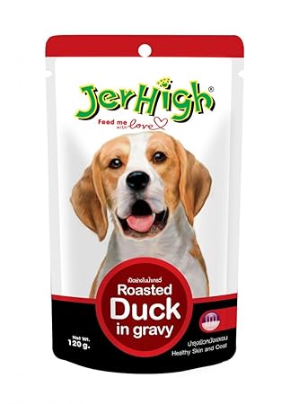 Jerhigh Roasted Duck in Gravy, 120 g (Pack of 12)