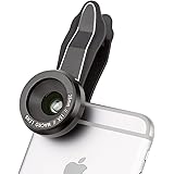iPhone Lens, Fuleadture 15X Macro Lens with No Distortion, Clip-On Cell Phone Camera Lenses for iPhone 7, Samsung and Other Smartphones