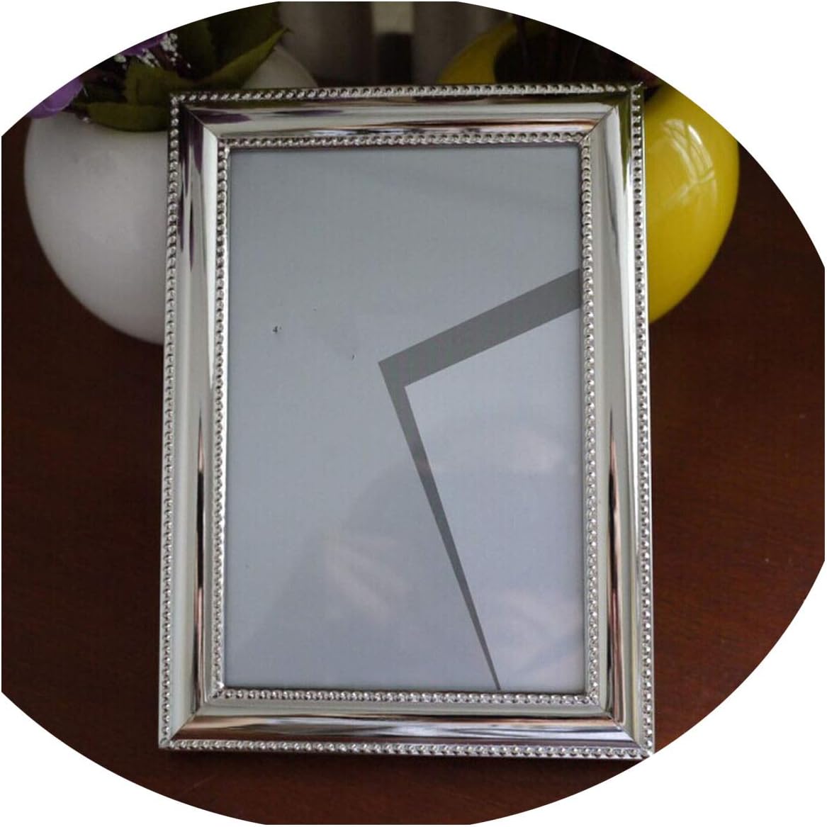 100Expectations Luxury Freestanding Alloy Metal Photo Frame Picture Frames,10 inch