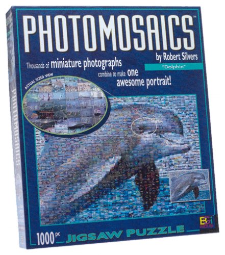 Photomosaic Dolphin Jigsaw Puzzle 1000pc