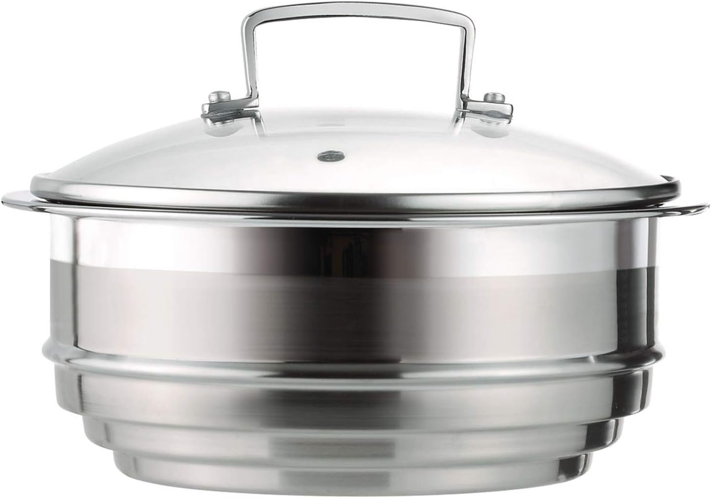 Le Creuset Panier Vapeur, Inox 3ply, Avec Couvercle en Verre, Convient