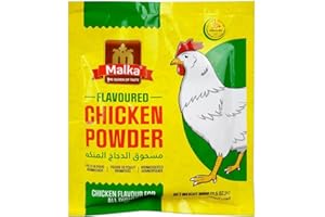 Malka Chicken Powder 100g (3.52oz) | Pack of 1 | Chicken Bouillon Powder for All Dishes | Halal & Vegetarian-Friendly | Perfect for Authentic Flavors