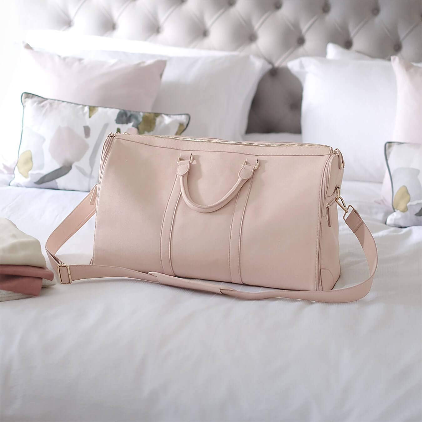 Stackers Blush Zipped Garment Bag, Blush Pink - Image 3