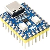 waveshare RP2040-Zero Mini Board with Pre-Soldered Header High-Performance Pico-Like MCU Board Based on Raspberry Pi Microcontroller Chip RP2040,USB-C Connector,Low-Cost, Support C/C++,MicroPython
