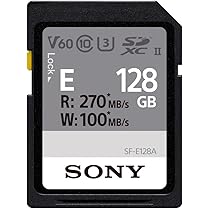 Sony SDXC Memory Card 128GB Compatible SF-E128A Class 10 UHS-II