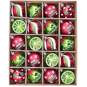 Victor’s Workshop Weihnachtskugeln 20 TLG. 6cm Christbaumkugeln Weihnachtsbaumschmuck Bruchsicher Plastik Ornament…