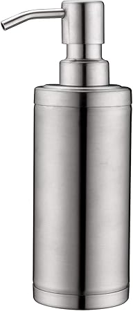 Countertop Soap Dispenser Brushed Nickel Delle Rosa 10oz 300ml 304