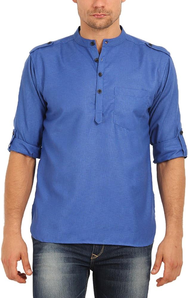 svanik men's blended straight kurtas