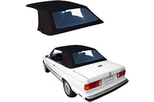 SIERRA AUTO TOPS & SEATS Sierra Auto Tops Convertible Top Replacement for BMW 1987-1993 3 Series (E30), Stayfast Canvas, Black