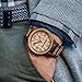 Original Grain Wood Wrist Watch | Barrel Collection 47MM Analog Watch | Wood and Stainless Steel Watch Band | Japanese Quartz Movement | Whiskey Barrel Wood