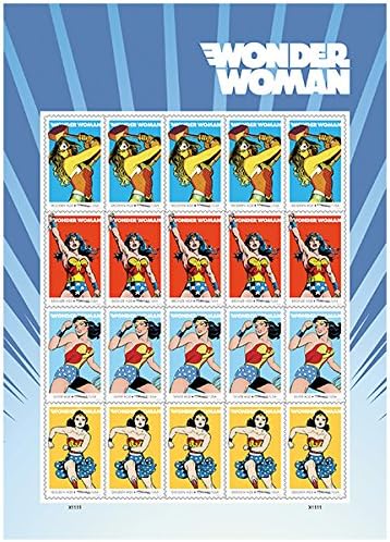 USPS Forever Stamps: Wonder Woman (5 Sheets)