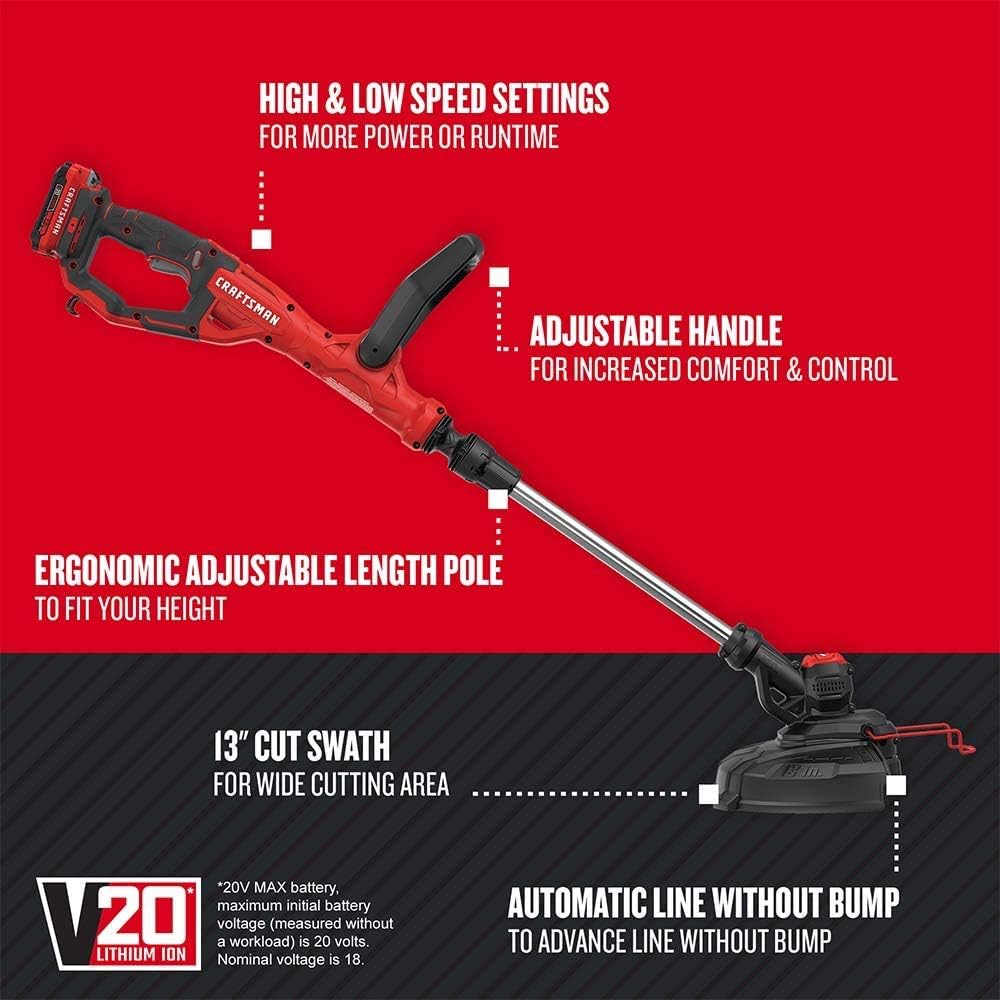 craftsman v20 string trimmer