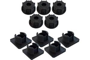 SunSaver Fafco Replacement Base and Cap for Roof Strap - 5 Pack