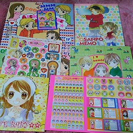 Amazon Co Jp 槙ようこ 愛してるぜベイベ あたしはバンビ 付録 りぼん ノート シール ホビー 通販