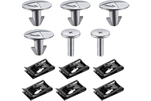 UpAmcarker 90674-TY2-A01 Lower Engine Cover Bolt Pin Screws, Radiator Engine Access Cover Pin and Lower Cover Bolt Compatible with H-onda Accord Civic CRV Acura