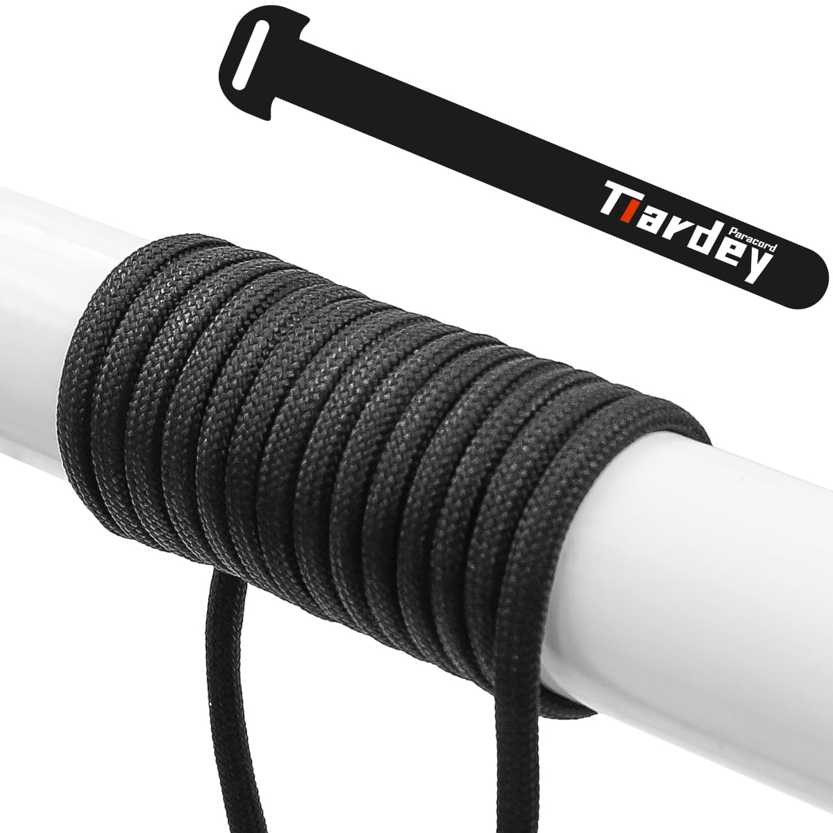 Tiardey PPF-016 Paracord 4mm 100ft (31m) 7 Core Strand,Tear-resistant,Nylon Cord,Mil Spec Type III Paracord,Holds up to 250kg for Outdoor Survival Camping