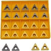 LINZUAN 20pcs TCMT32.51 TCMT32.52 TCMT16T304 TCMT16T308 Carbide Inserts Turning Inserts for Metal Cutting Cutter bar