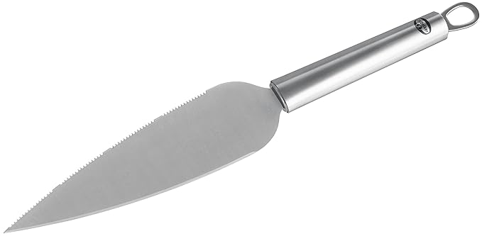 Dr. Oetker Profi-Tortenmesser 2 in 1: Tortenmesser und Tortenheber, Küchenmesser, für die Hochzeitsfeier, 31 cm, verschiedene