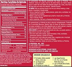 La Preferida Nacho Cheese Sauce, 6.6 lbs