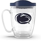 Tervis Made in USA Double Walled Penn State University Nittany Lions Insulated Tumbler Cup Keeps Drinks Cold & Hot, 16oz Mug, Primary Logo