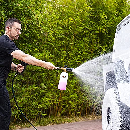 POHIR Foam Cannon, Foam Cannon for Pressure Washer, Adjustable Snow Foam Lance with 1/4'' Quick