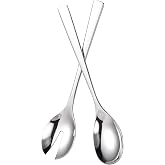 IMEEA Salad Serving Utensils Set 18/8 Stainless Steel Salad Servers 10 Inch | Heavyweight Feel | Balanced Grip | Elegant Polished Finish | Dishwasher Safe | Durable Alternative to Plastic Servers