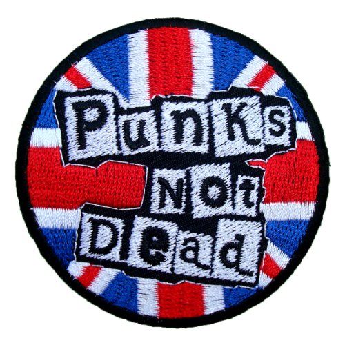 Punks Not Dead Rockers Mania Logo T Shirts MP22 Iron on Patches Punks Not Dead Rockers Mania Logo T Shirts MP22 Iron on Patches