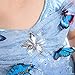 JiaDuo EnjoyFashion Girls' 2015 New Cinderella Dress Princess Costume Butterfly 5-6X Blue